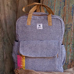 Ash Grey Color  HEMP BACKPACK - 48 L Laptop Office/School/Travel Backpack- Fits Up to 17.3 Inch Laptop Notebook Both for (male and female)