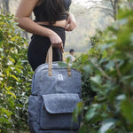 Ash Grey Color  HEMP BACKPACK - 48 L Laptop Office/School/Travel Backpack- Fits Up to 17.3 Inch Laptop Notebook Both for (male and female)