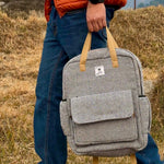 Ash Grey Color  HEMP BACKPACK - 48 L Laptop Office/School/Travel Backpack- Fits Up to 17.3 Inch Laptop Notebook Both for (male and female)