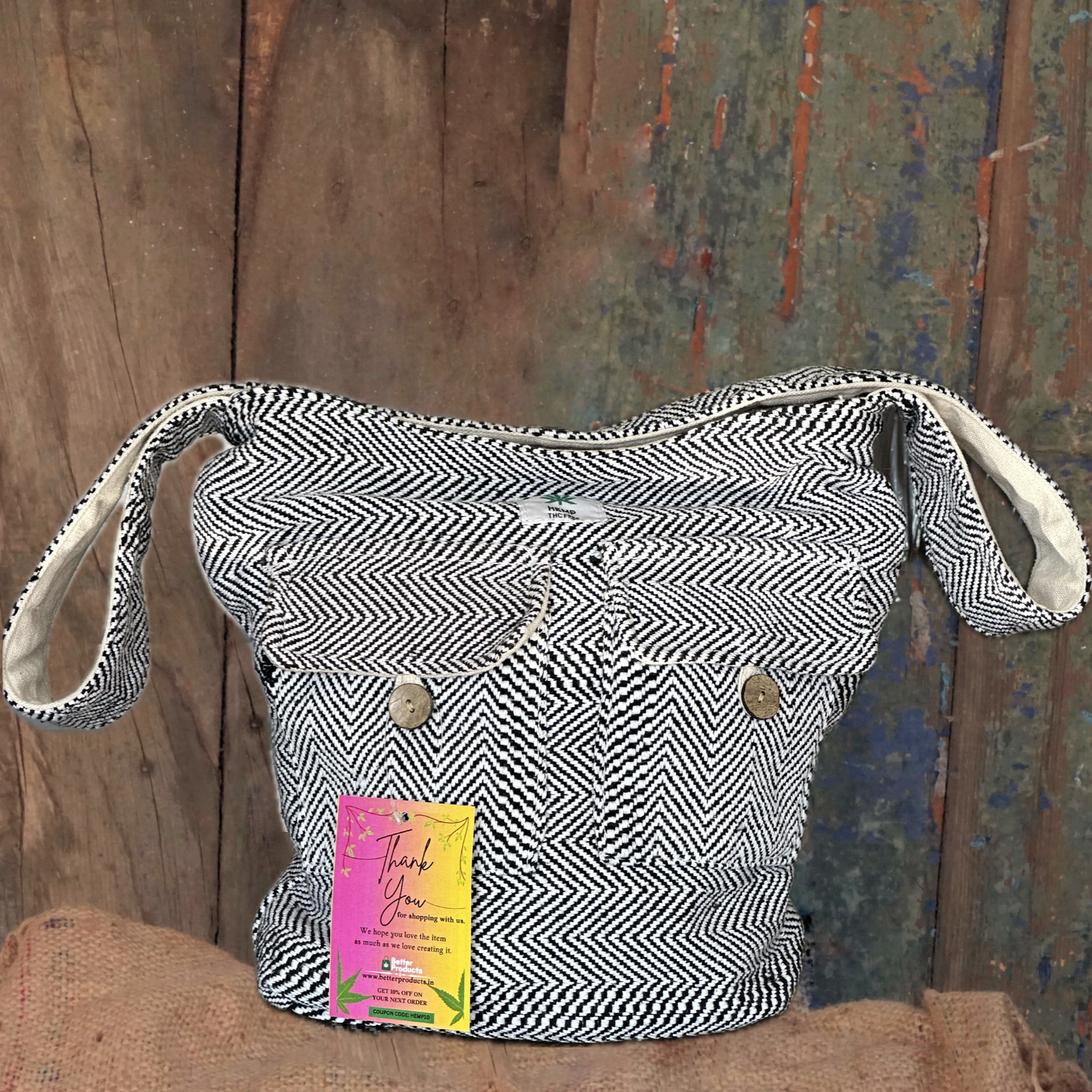 GREY TOTE BAG